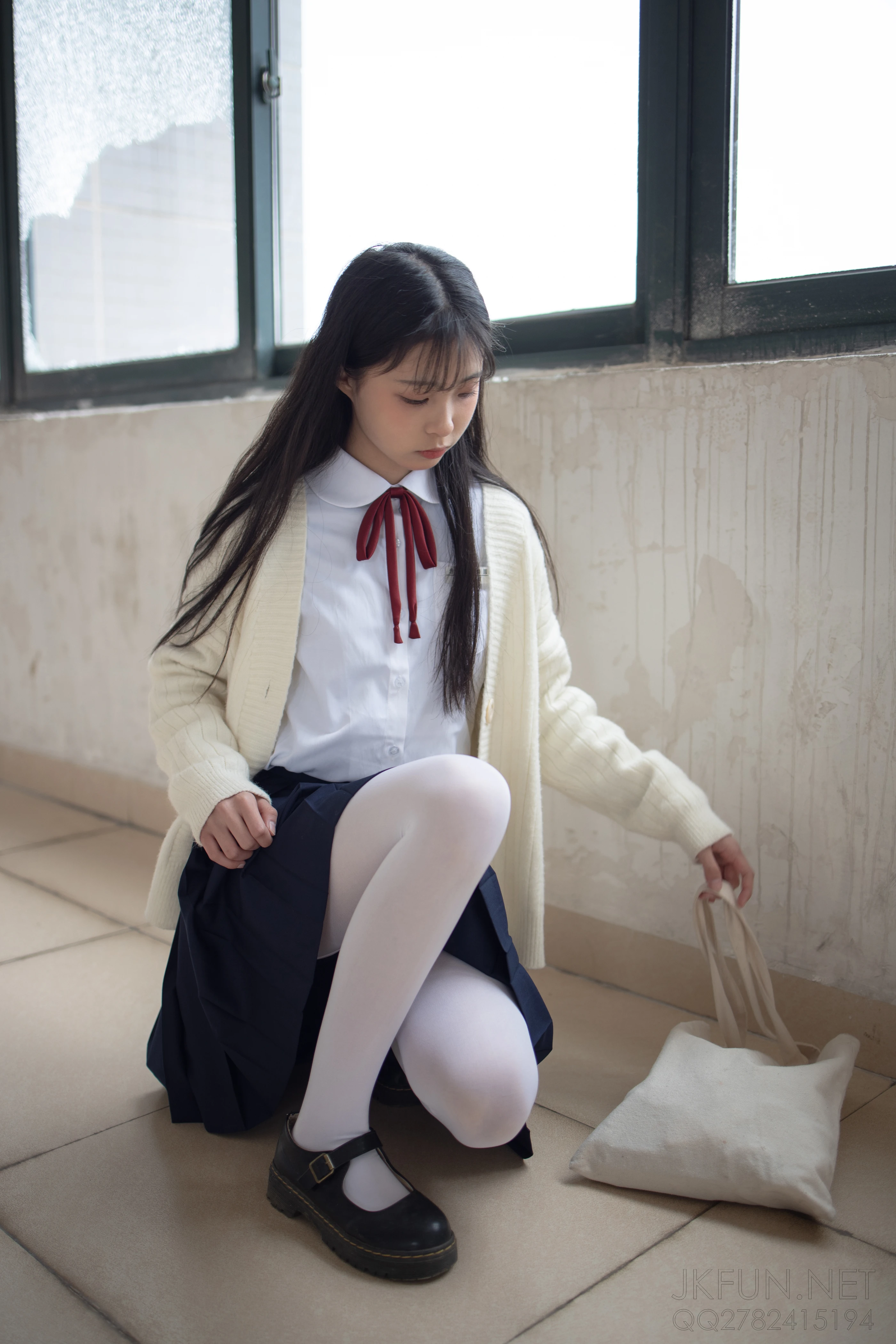 森萝财团 [JKFUN-001] 甜米 纯纯的白丝学妹 [127P 1V]插图5